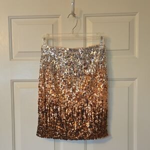 Sequin Ombre Skirt